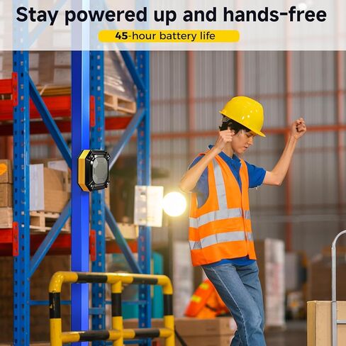 Magnetic Bluetooth Jobsite Speaker, Portable Wireless Speakers with Hook, Hands-Free Calls, 45H Battery Stereo Sound TWS for Golf Accessories Golf Gifts, Camping, Outdoor, Construction in Kuwait