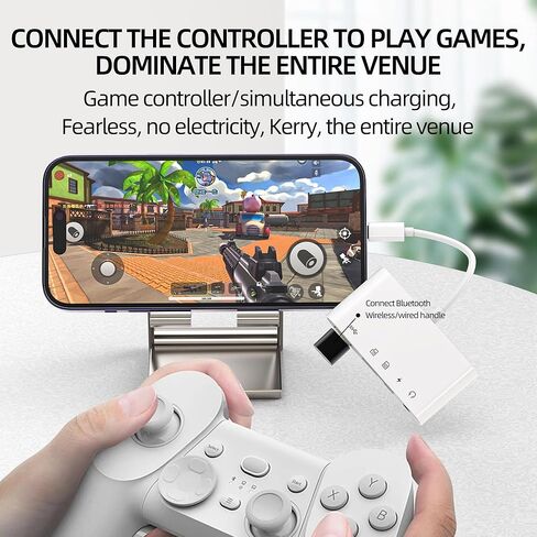 Digital Camera SD Card Reader for iPhone 14 13 Pro Max (5 in 1) Lightning to USB TF 3.5mm Charger Female Adapter Micro Memory Stick for Apple OTG Audio Port Male Plug for Ipad Compatible with Samsung in Saudi Arabia