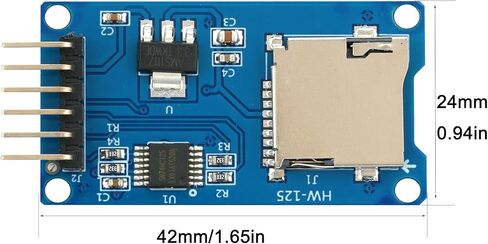 6 قطعة وحدة قارئ بطاقات SD واجهة SPI متوافقة مع Arduino UNO/R3/MEGA in Kuwait