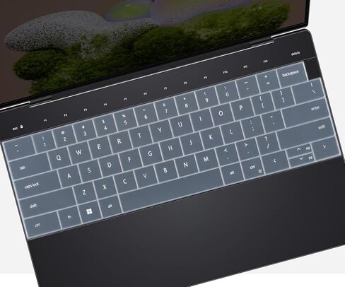 غطاء لوحة المفاتيح لجهاز Dell XPS 13 9350 9345، XPS 13 Plus 9320 وDell 16 Premium DA16250 Series Laptop، Dell XPS 13 9350 9345 واقي لوحة المفاتيح - شفاف in Kuwait
