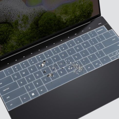 غطاء لوحة المفاتيح لجهاز Dell XPS 13 9350 9345، XPS 13 Plus 9320 وDell 16 Premium DA16250 Series Laptop، Dell XPS 13 9350 9345 واقي لوحة المفاتيح - شفاف in Kuwait