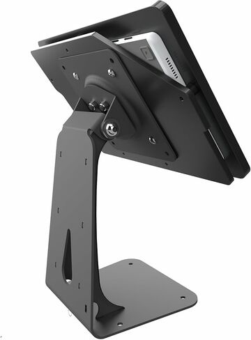 TABcare Anti-Theft Acrylic Case with 360 Rotate 180 Swivel Metal Desktop Stand & 90-Degree USB C Cable for Samsung Galaxy TAB A9 8.7" Tablet (Black) in Saudi Arabia