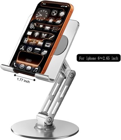 for iPad Stand Holder Adjustable Tablet Stand for Desk ，360 Rotating Metal Mount for 4-13 inch Devices, Compatible with iPad iPhone Tablet Kindle TAB Surface/Switch Holder for Desk in Saudi Arabia