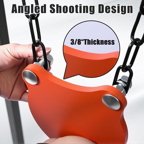 3/8" Thick AR500 Steel Target Bracket System Kit Adjustable Height Shooting Range Target Bracket, Suitable for Outdoor Shooting Range Shooting Training in Saudi Arabia