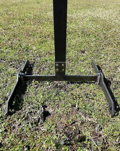 Magnum Target 3/8" AR500 Portable Texas Star “No Weld" Metal Reactive Steel Shooting Target - 8in Paddles in Saudi Arabia