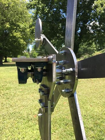 Magnum Target 3/8" AR500 Portable Texas Star “No Weld" Metal Reactive Steel Shooting Target - 8in Paddles in Saudi Arabia