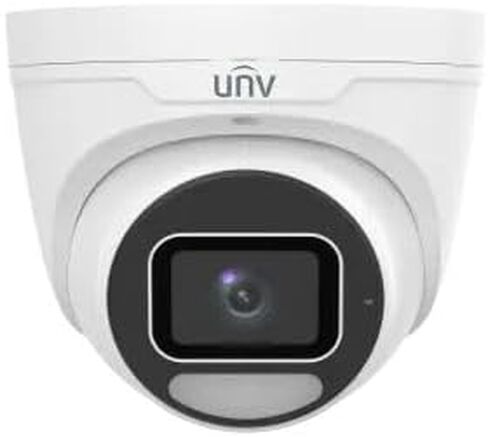 كاميرا Uniview IPC3638SE-ADF28K-WP-I1 8MP Wise-ISP Owlview Plus Turret Network Camera، 2.8 مم، ColorHunter، ألوان كاملة 24/7، محيط ذكي، IP67 IK10 in Kuwait