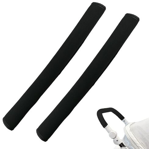 18.7 * 1.37 * 1.37inches Stroller Handlebar Cover,Pushchair Armrest Handle Protector Cover Replacement Toddler Pram Bumper Dustproof Handle Gloves,Removable Universal Protective Case Grip Bar Covers in Kuwait