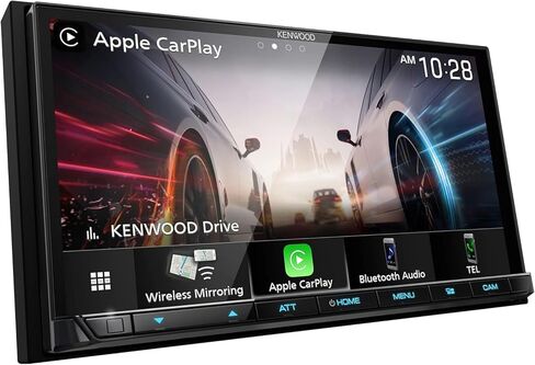 KENWOOD DMX908S EXCELON 6.95 بوصة LCD تعمل باللمس جهاز استقبال الوسائط المتعددة الرقمي | بالإضافة إلى كاميرا احتياطية عالمية من كينوود CMOS-230LP in Saudi Arabia