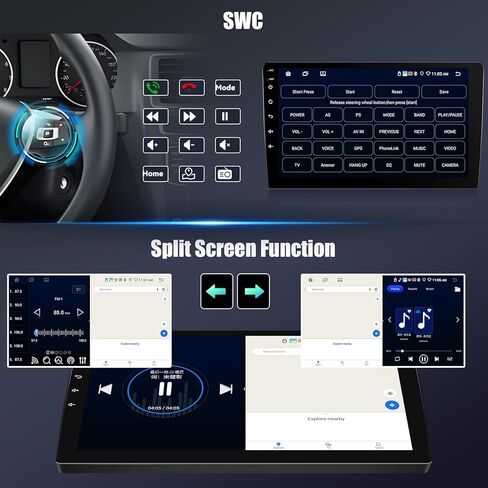 [8 Core 6G+128G] Android 15 Car Stereo for Nissan Navara 2006-2012 with Wireless CarPlay Android Auto,9" Touchscreen Car Radio with Mirror Link WiFi/GPS DSP Bluetooth FM/RDS HiFi+Backup Camera in Saudi Arabia