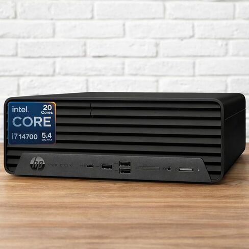 كمبيوتر مكتبي HP ProDesk 400 G9 SFF للأعمال، Intel Core i7-14700 (20 نواة/28 خيط)، ذاكرة الوصول العشوائي DDR5 سعة 16 جيجابايت، 512 جيجابايت PCIe SSD + 1 تيرابايت HDD، دعم شاشة HDMI&DP Dual 4K، USB-C، RJ-45، Wi-Fi، Windows 11 Pro in Kuwait