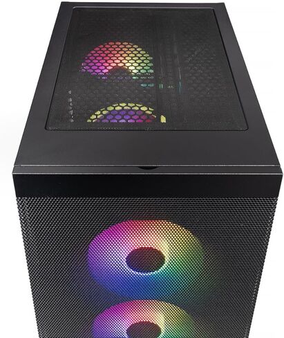 كمبيوتر الألعاب Skytech Gaming Nebula 2، AMD Ryzen 7 5700 3.7 جيجا هرتز، AMD RX 9060XT 8 جيجا، 1 تيرابايت NVMe SSD، 16 جيجا DDR4 RAM 3200، 650 وات ذهبي PSU، واي فاي، ويندوز 11، سطح مكتب للألعاب in Saudi Arabia
