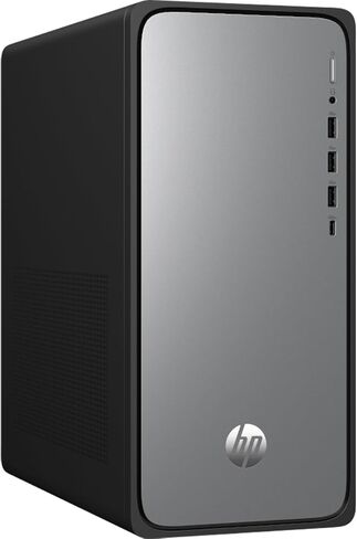 HP OmniDesk Desktop PC, Intel Core i5-14400, 16GB RAM, 512GB SSD, Integrated: Intel UHD Graphics, Windows 11 Home, Meteor Silver, M02-0055t (2025) (Renewed) in Kuwait