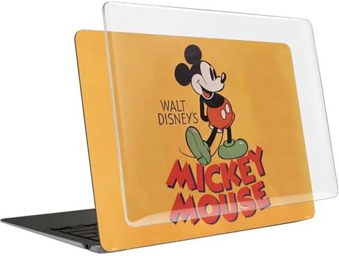 حقيبة كمبيوتر محمول Skinit بالإضافة إلى غلاف متوافق مع جهاز MacBook Air 15in (2023) - تصميم شخصيات ديزني ميكي ماوس والت ديزني الكلاسيكي المرخص رسميًا in Kuwait