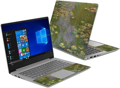 غلاف MightySkins متوافق مع Lenovo Ideapad 330S 14" (2018) - زنابق الماء | غطاء ملتف من الفينيل واقٍ ومتين وفريد ​​من نوعه | سهل التطبيق والإزالة وتغيير الأنماط | صنع في الولايات المتحدة الأمريكية in Kuwait
