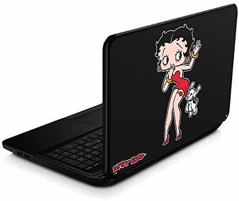 غلاف كمبيوتر محمول من Skinit متوافق مع 15.6 بوصة 15-d038dx - تصميم Betty Boop Betty Boop & Puppy المرخص رسميًا in Kuwait