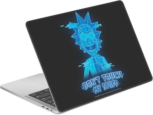 Head Case Designs Officially Licensed Rick and Morty Don't Touch My Stuff Graphics Vinyl Sticker Skin Decal Cover Compatible with MacBook Pro 13" A1989 / A2159 in Kuwait