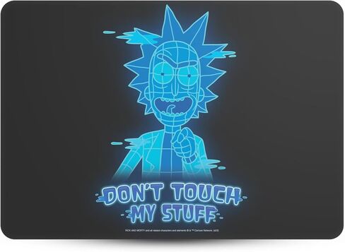 Head Case Designs Officially Licensed Rick and Morty Don't Touch My Stuff Graphics Vinyl Sticker Skin Decal Cover Compatible with MacBook Pro 13" A1989 / A2159 in Kuwait