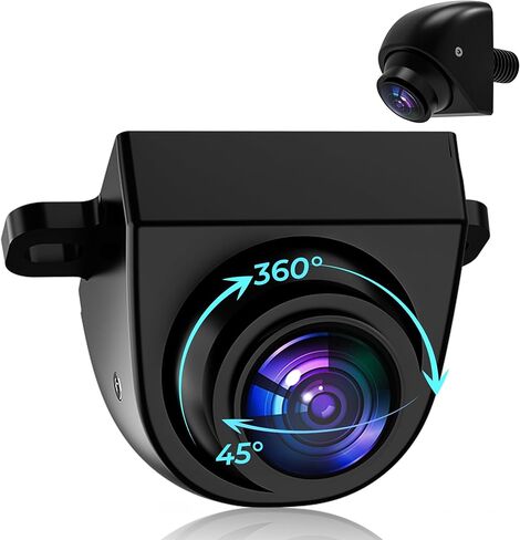 AHD 1080P Vehicle Backup Camera for Car,360°Rotatable Reverse Rear View Cameras Night Vision IP69K Waterproof Rear/Front/Side View Camera 170° Wide Angle Reverse Line Universal for Vehicles in Saudi Arabia