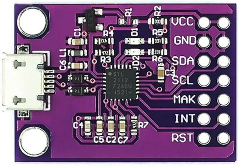 1.8 فولت CP2112 USB إلى SMBus I2C لوحة التصحيح لوحدة الاتصالات للتحكم المحمول in Kuwait