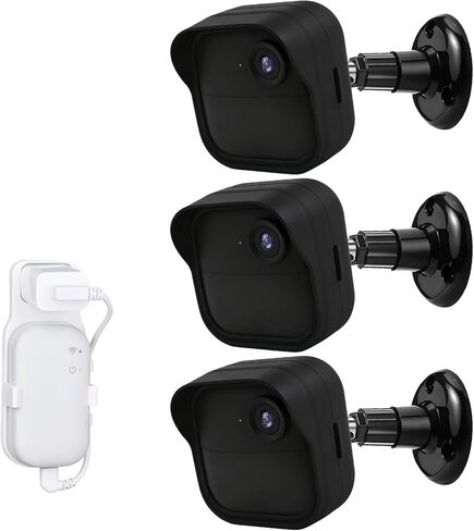 حامل كاميرا لـ Blink Outdoor 4/2K+، 3 عبوات 360 درجة قابلة للتعديل مع حامل كاميرا خارجي وميض، حافظة سيليكون مقاومة للطقس، ملحقات حامل تثبيت على الحائط لوحدة المزامنة (الكاميرا غير متضمنة) in Kuwait