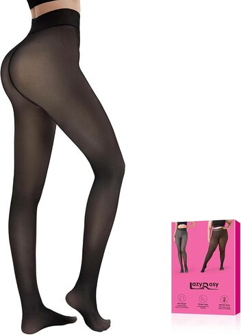 الصوف مبطن الجوارب شير سميكة ضيقة للنساء وهمية شفافة جوارب طويلة دافئة طماق الجوارب سميكة شير لفصل الشتاء in Kuwait