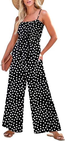 Dokotoo Jumpsuits for Women 2025 Summer Floral Rompers Overalls with Pockets in Saudi Arabia