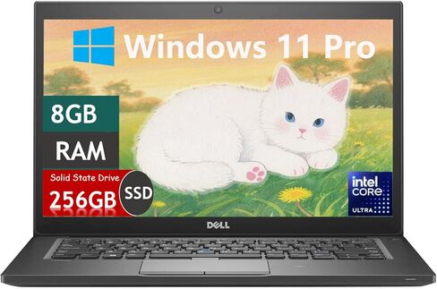 كمبيوتر محمول Dell Latitude 7280 Business، شاشة 12.5 بوصة HD (1366x768)، Core i5-6300، 2.4 جيجا هرتز-3.0 جيجا هرتز، ذاكرة الوصول العشوائي DDR4 8 جيجا، 256 جيجا SSD، كاميرا ويب، Windows 11 Pro (متجدد) in Kuwait