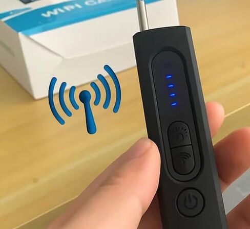 كاشف إشارة لاسلكية مضاد للتجسس وكاميرا مخفية مع كشف إشارة RF 360 درجة، وماسح ضوئي لتعقب نظام تحديد المواقع العالمي (GPS)، وحساسية مستوى قابلة للتعديل، وشحن USB-C in Kuwait