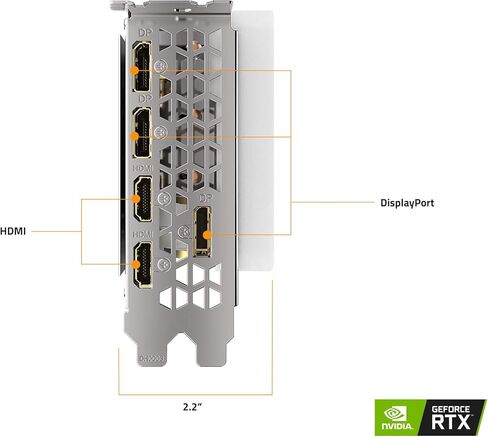 بطاقة رسومات GIGABYTE GeForce RTX 3090 Vision OC 24G، 3X WINDFORCE Fans، 24GB 384-bit GDDR6X، بطاقة فيديو GV-N3090VISION OC-24GD in Kuwait