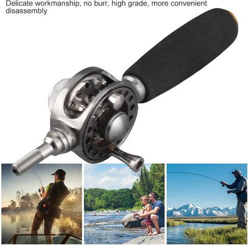 BLG50 All Metal Fishing Reel, 2+1BB High Speed Fishing Wheel, Premium Aluminum Construction with Ceramic - Plated Guide Eye, Anti - Skid Unloading Force Adjustment Button in Saudi Arabia