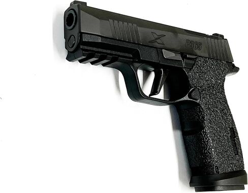 مجموعة تعزيز قبضة المسدس المطاطية المزخرفة من Handleitgrips لـ Sig Sauer P365 X-Macro TACOPS in Saudi Arabia