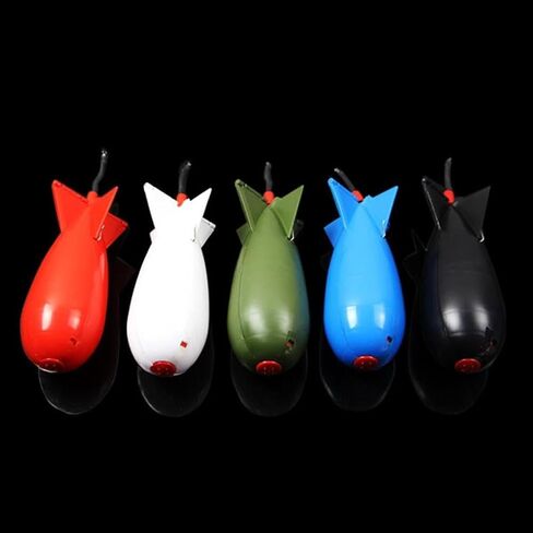 Carp Fishing Rocket Feeder Large Small Spod Bomb Float Lure Bait Holder Pellet Rocket Feeder 3 Size Pellet Rockets Feeders in Saudi Arabia