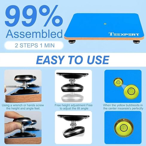 Teexpert Resin Leveling Table for Epoxy Resin, 16''x 12'' Adjustable Epoxy Resin Leveling Board, Multipurpose Self Leveling Resin Crafts Table Resin Accessories Supplies and Acrylic Pouring Tools in Saudi Arabia
