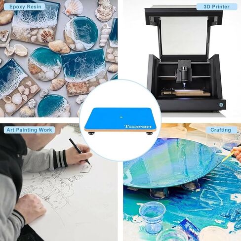Teexpert Resin Leveling Table for Epoxy Resin, 16''x 12'' Adjustable Epoxy Resin Leveling Board, Multipurpose Self Leveling Resin Crafts Table Resin Accessories Supplies and Acrylic Pouring Tools in Saudi Arabia