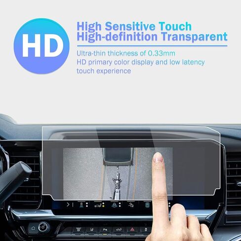 for 2022-2024 2025 2026 Chevy Silverado 1500 2500HD 3500HD 13.4 Inch Tempered Glass Screen Protector 9H Hardness Accessories LCD Touchscreen Protective Film HD Clear Infotainment Foils in Saudi Arabia