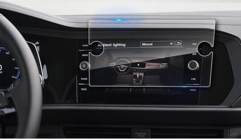 واقي شاشة ملاحة السيارة LFOTPP لعام 2019 2020 2021 2022 2023 2024 Jetta GLI مقاس 8 بوصات من الزجاج المقسى الشفاف لعرض المعلومات والترفيه في مركز الرماد واقي شاشة يعمل باللمس مقاس 8 بوصات in Kuwait