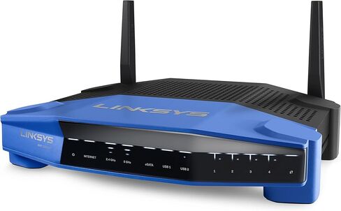 لينكسيس WRT1200AC راوتر لاسلكي ثنائي النطاق وواي فاي مع منافذ جيجابت وUSB 3.0 وeSATA in Saudi Arabia