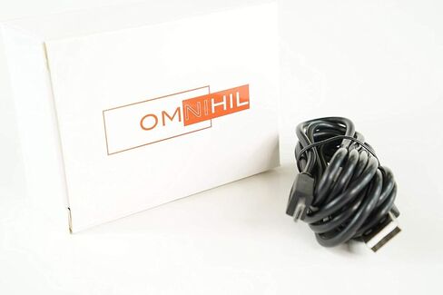 [مدرج في قائمة UL] محول طاقة USB بطول 6.5 قدم من OMNIHIL متوافق مع كاميرا Furbo Dog in Kuwait