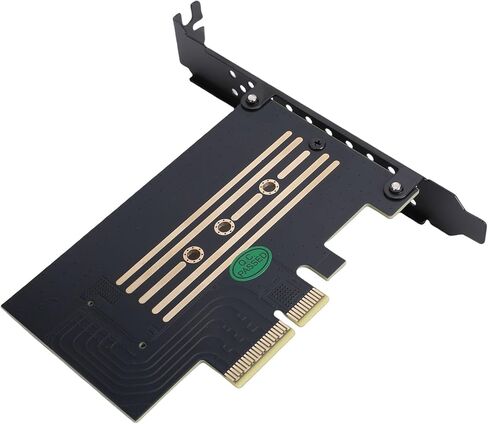 بطاقة محول Yunseity PCIe 4X إلى M.2 NVMe، بطاقة PCIe 5.0 إلى M.2 بسرعة 128 جيجابت في الثانية لـ 2280 2260 2242 2230 SSD، مع توافق واسع لـ in Kuwait