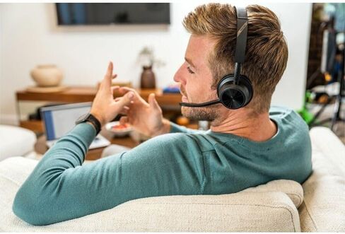 سماعة رأس Poly Voyager 4310-M Microsoft Teams USB-A معتمدة +BT700 dongle TAA - شهادة Microsoft TeamsUSB Type A - سلكية/لاسلكية - بلوتوث in Saudi Arabia
