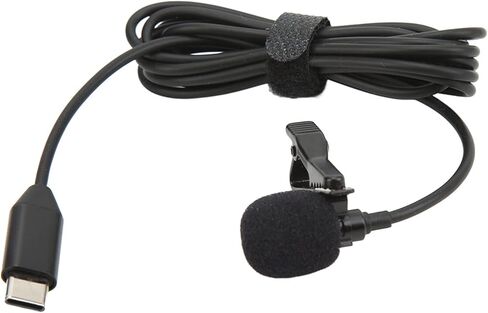 Acouto Lavalier Microphone Mic for ONE R & Type C Smartphone, Plug and Play, Noise Reduction in Saudi Arabia