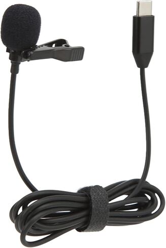 Acouto Lavalier Microphone Mic for ONE R & Type C Smartphone, Plug and Play, Noise Reduction in Saudi Arabia