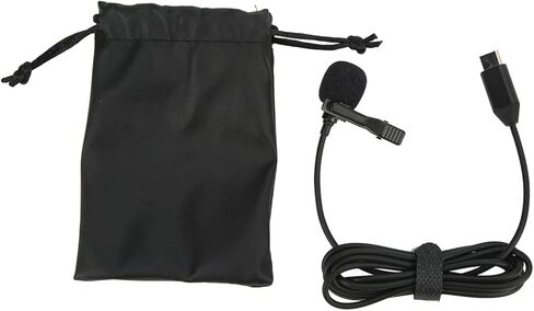 Acouto Lavalier Microphone Mic for ONE R & Type C Smartphone, Plug and Play, Noise Reduction in Saudi Arabia