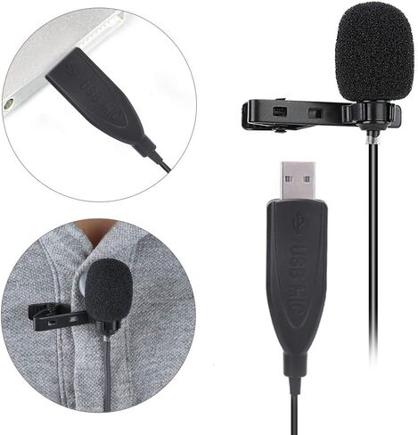 Acouto USB Clamp/Holder Microphone with OmniDirectional Sound, Portable Conference Mic, HighQuality Recording for Interviews and Videos in Saudi Arabia