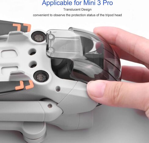 EVTSCAN Drones Lens Cover for Mini 3 Pro - Translucent Prevent Scratching Dustproof Drones Protector Lens Guard for Mini 3 Pro, Gray in Saudi Arabia