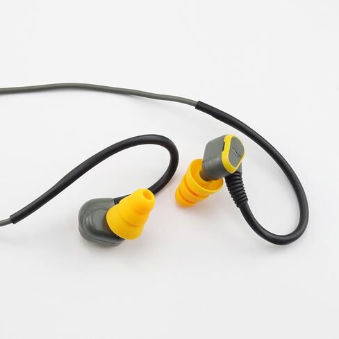 Replacement Triple Flange Ear Tips for Elgin Discord Gen 3 / Rumble/Rumble Wired, Soft Silicone Ear Tips, 12 Pairs (Yellow, Large) in Saudi Arabia