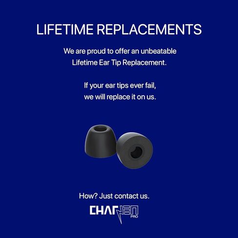 أطراف أذن عالمية من إسفنج الذاكرة AirFoams Pro مع درع من السيليكون - أطراف سماعات أذن بديلة حاصلة على براءة اختراع لأجهزة Sony WF-1000XM3،4,5، Beats Fit Pro، Galaxy Buds2 Pro، Jabra والمزيد (3 أحجام متضمنة - S/M/L) in Kuwait