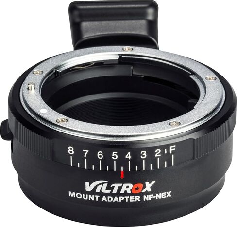 VILTROX NF-NEX Lens Adapter, Auto-Focus Lens Adapter Ring Lens Converter Control Ring in Saudi Arabia