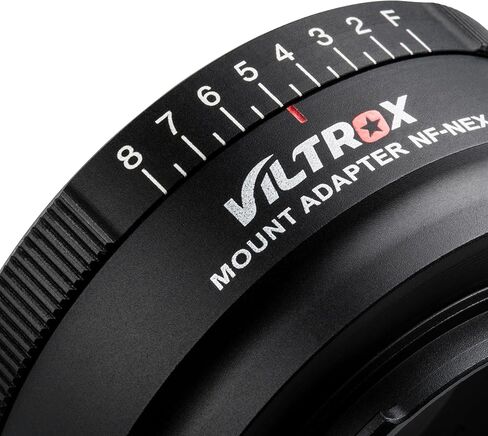 VILTROX NF-NEX Lens Adapter, Auto-Focus Lens Adapter Ring Lens Converter Control Ring in Saudi Arabia